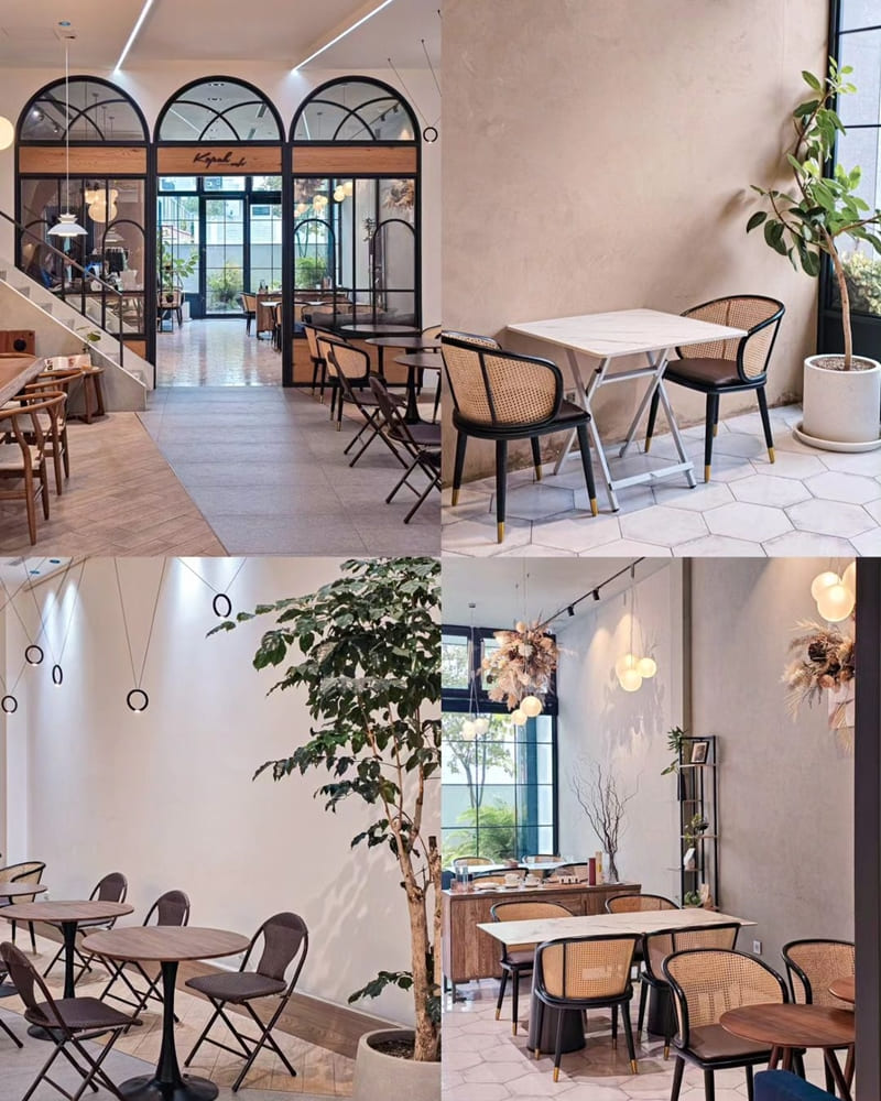 「Kapah卡帕Cafe」複合藝術咖啡館、純白歐式建築、尊貴平價美學的時尚美學空間！