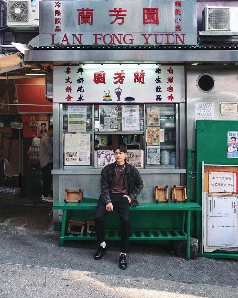 「蘭芳園」香港中環|美食探索,手打檸檬茶新寵LINLEE,濃郁蔥油雞扒香氣誘人!