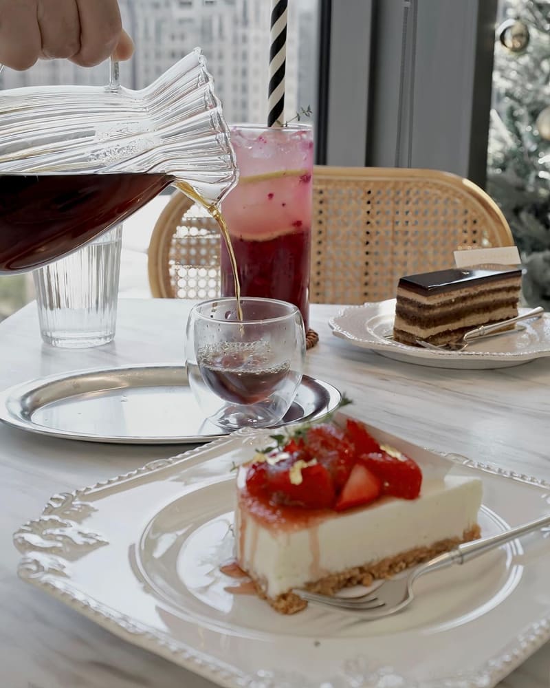 「堁夏咖啡 cafe crotchet」音樂美食、窗外綠地美景、浪漫氛圍、聖誕限定盛宴!