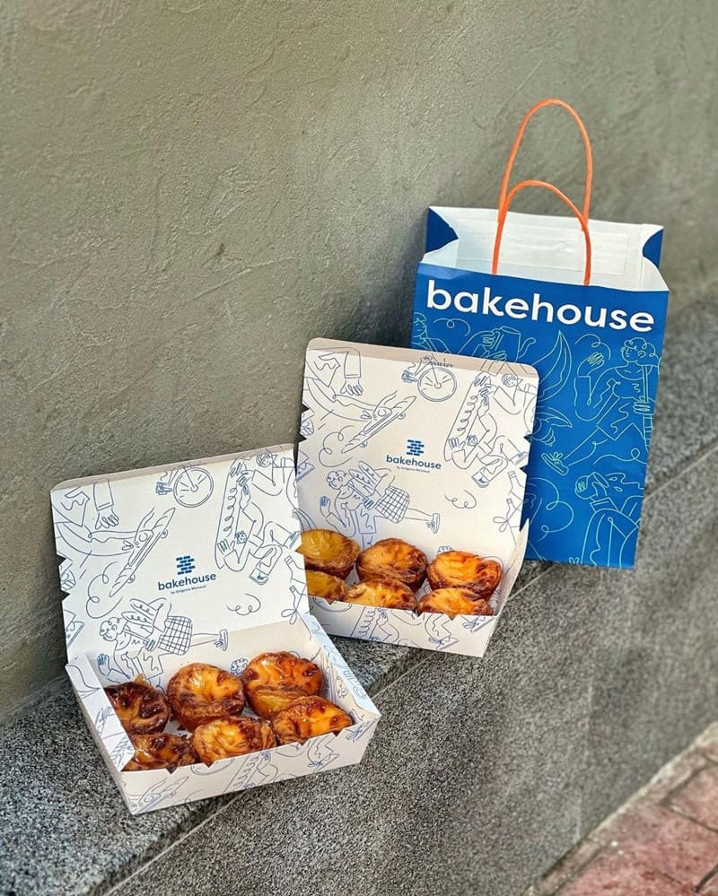 「Bakehouse」香港銅鑼灣小吃｜必嚐酥脆蛋撻，風靡味蕾，熱熱享受，悔不多買！