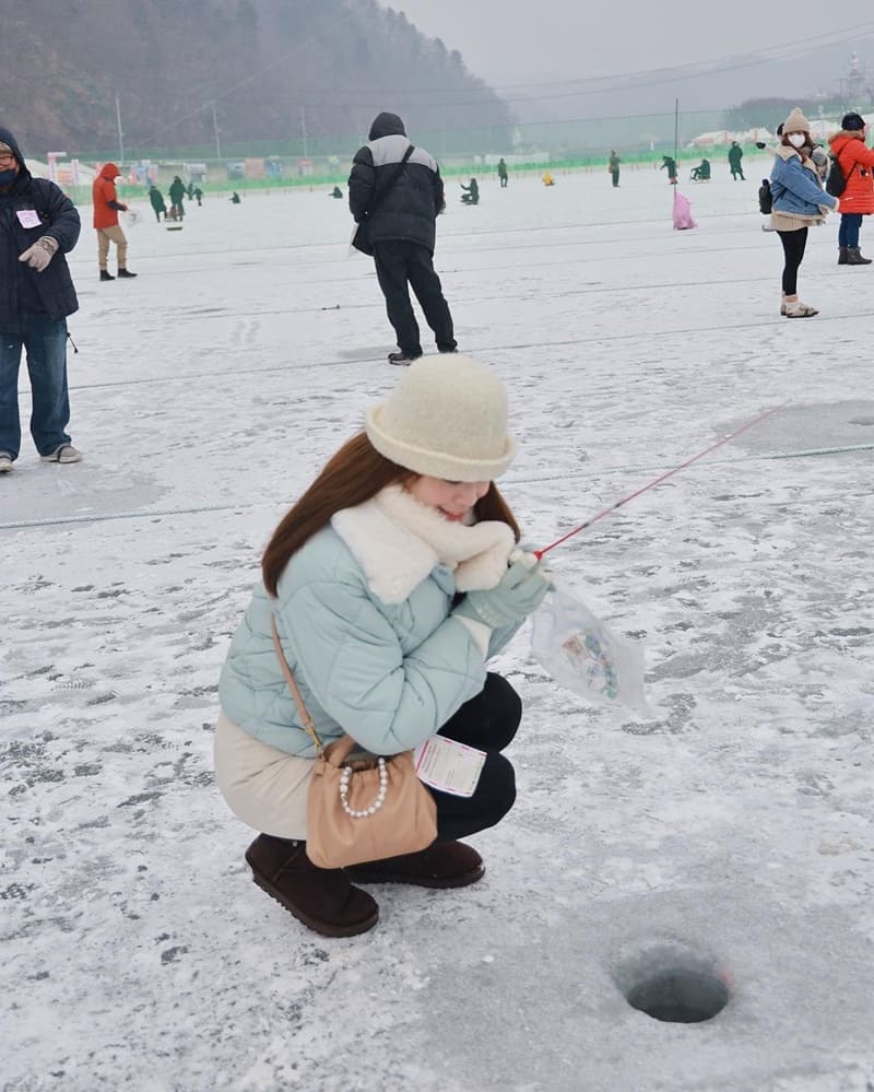 「華川冰釣」極寒首爾之旅，零下10度挑戰！烤魚、冰上遊戲樂趣無窮！
