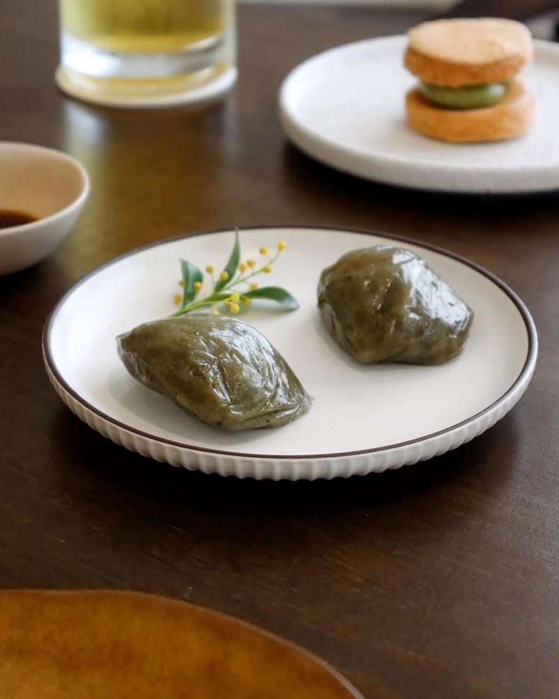 「宅意JAII TEA」嘉義新星咖啡廳、日式庭院、享受時光、回憶味蕾的草仔粿與蘿蔔糕！