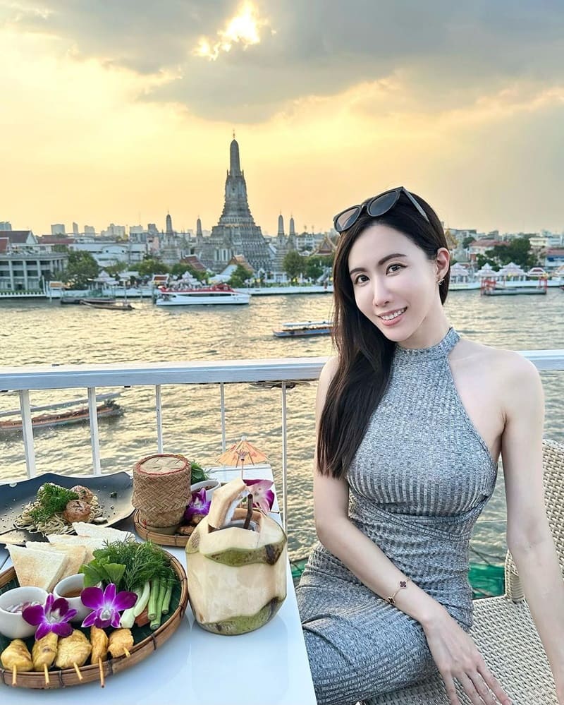 「View ARUN」泰國曼谷景觀餐廳｜絕美河岸夕照，頂層餐點精緻，冬日午後宜人！