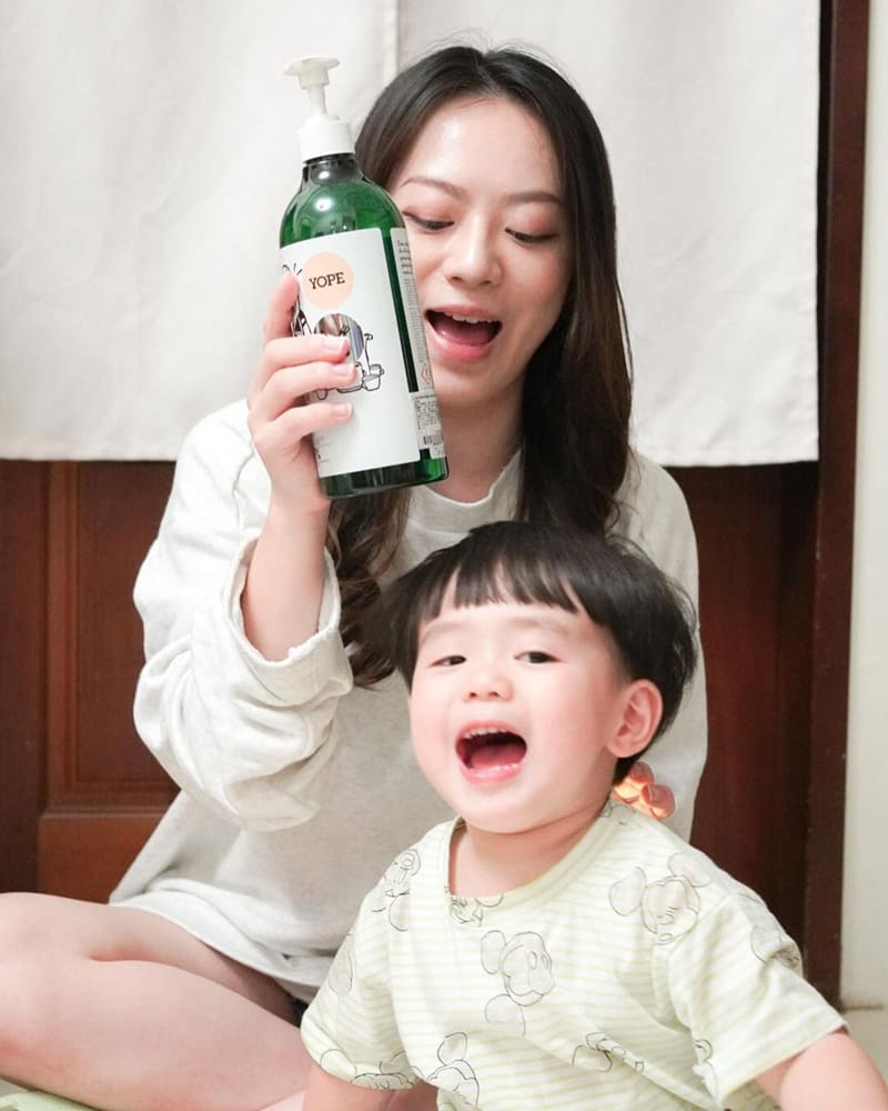 「波蘭YOPE 」薄荷柑橘護手香氛植萃洗碗精|清新香氛、輕鬆去污、培養孩子健康習慣 !