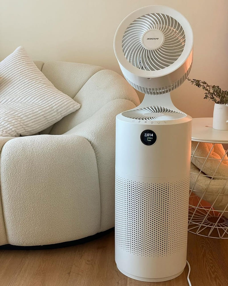 「Acerpure Cool」 二合一UVC空氣循環清淨機、簡約美學與科技相融的居家利器!