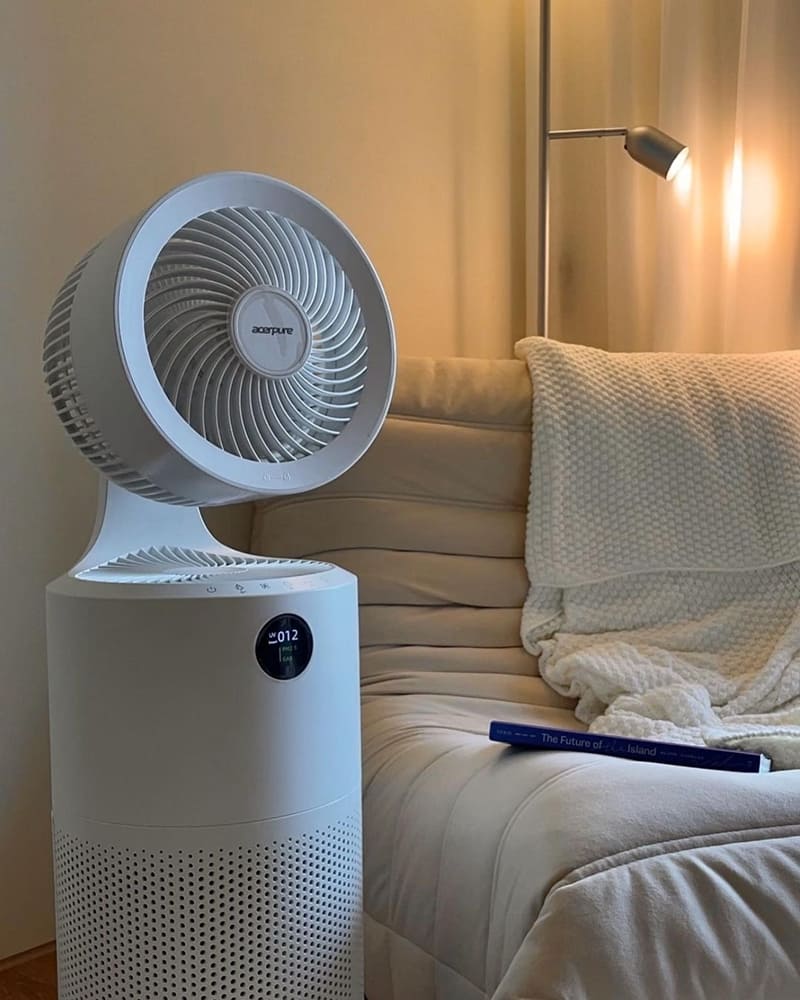 「Acerpure Cool」 二合一UVC空氣循環清淨機、簡約美學與科技相融的居家利器!