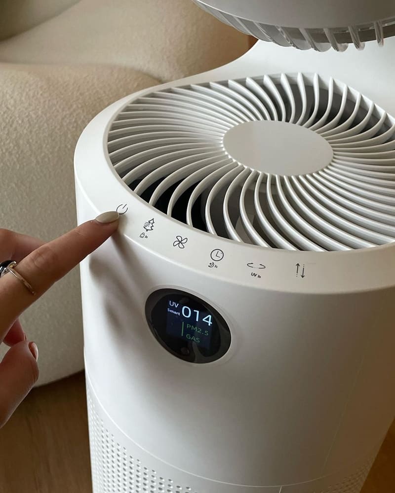 「Acerpure Cool」 二合一UVC空氣循環清淨機、簡約美學與科技相融的居家利器!