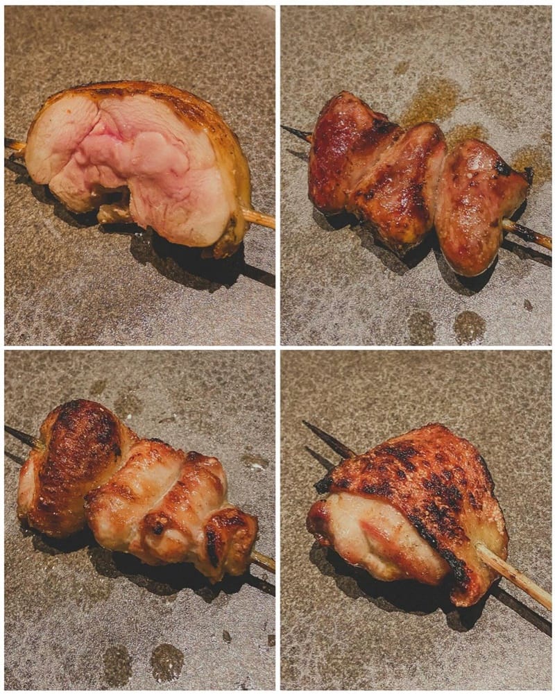 Birdy Yakitori 套餐以當季食材為主，提供季節性18道燒鳥套餐 每道燒烤的火侯控制的剛好，雞肉的肉質鮮嫩多汁，值得再訪的愛店之一