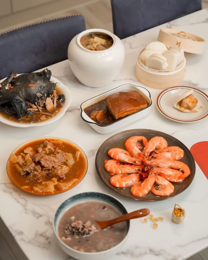 「大成食品」享點子圍爐年菜、匠心烹製、海鮮饗宴、名廚開發的頂級美味！
