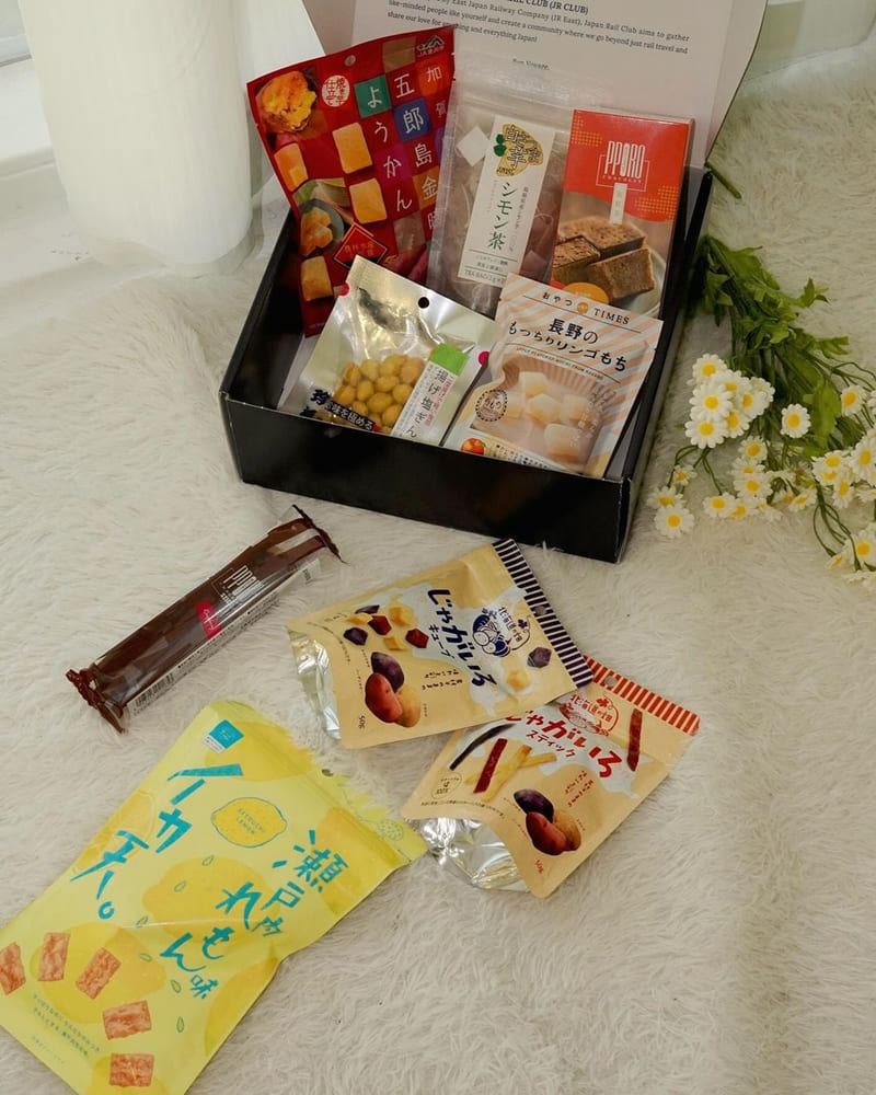 「JAPAN RAIL CLUB」日本風情零食盒｜季節驚喜、揭開隱藏秋日美味！