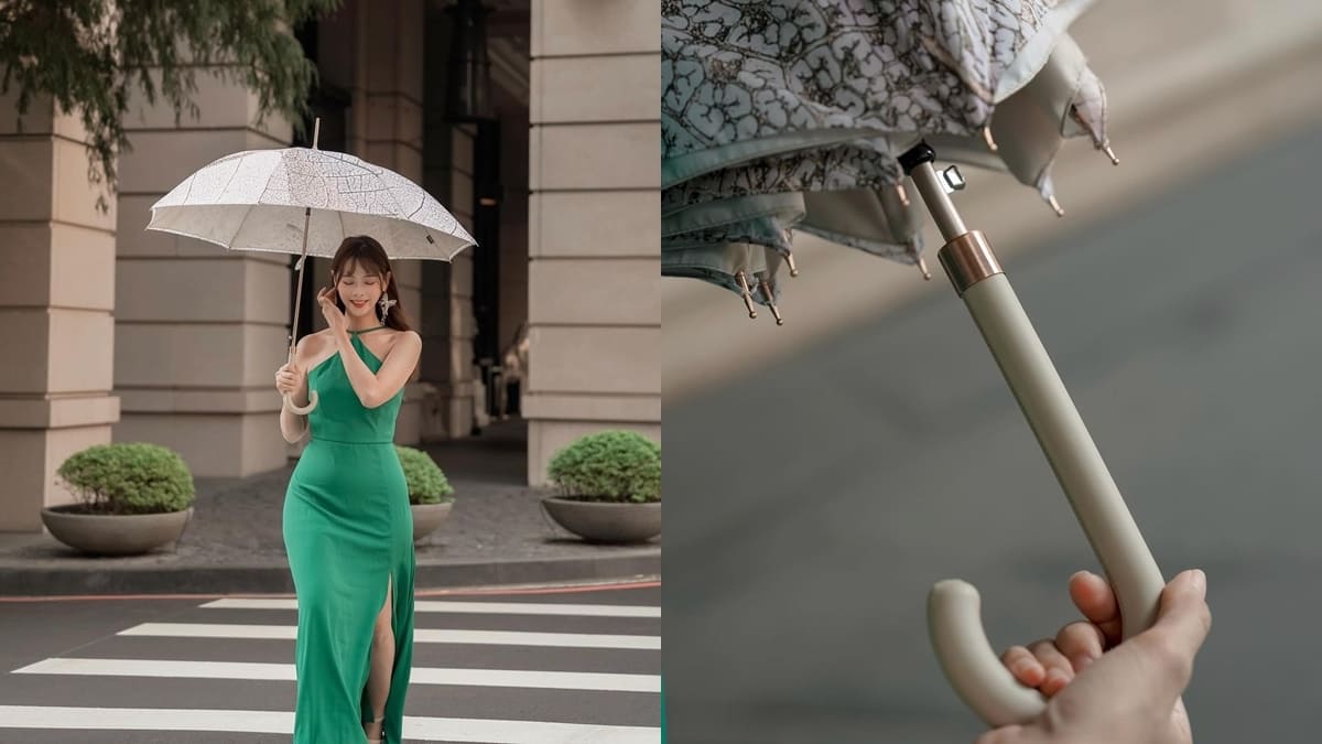 「大振豐洋傘」細緻雅致、琉金新古典傘、精湛工藝與專業品質、名師蔡慧貞親自設計！