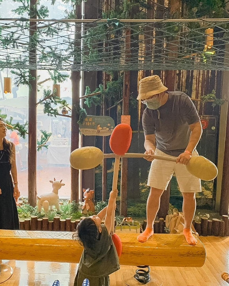 「木育森林駁二」高雄駁二店|全台最夯、全木製室內樂園、童心歡樂互動天堂 !