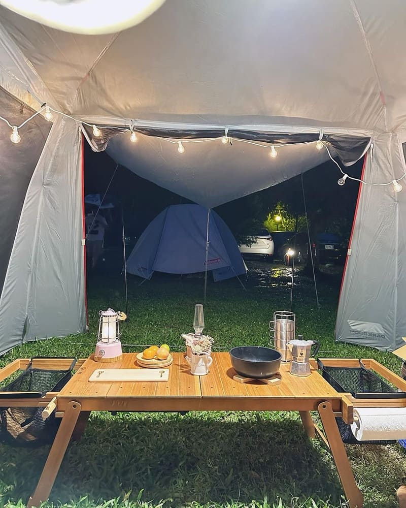 「原木圓生WoodLife」露營新夥伴，柚木質感美學，功能豐富、方便收納，露營生活升級！