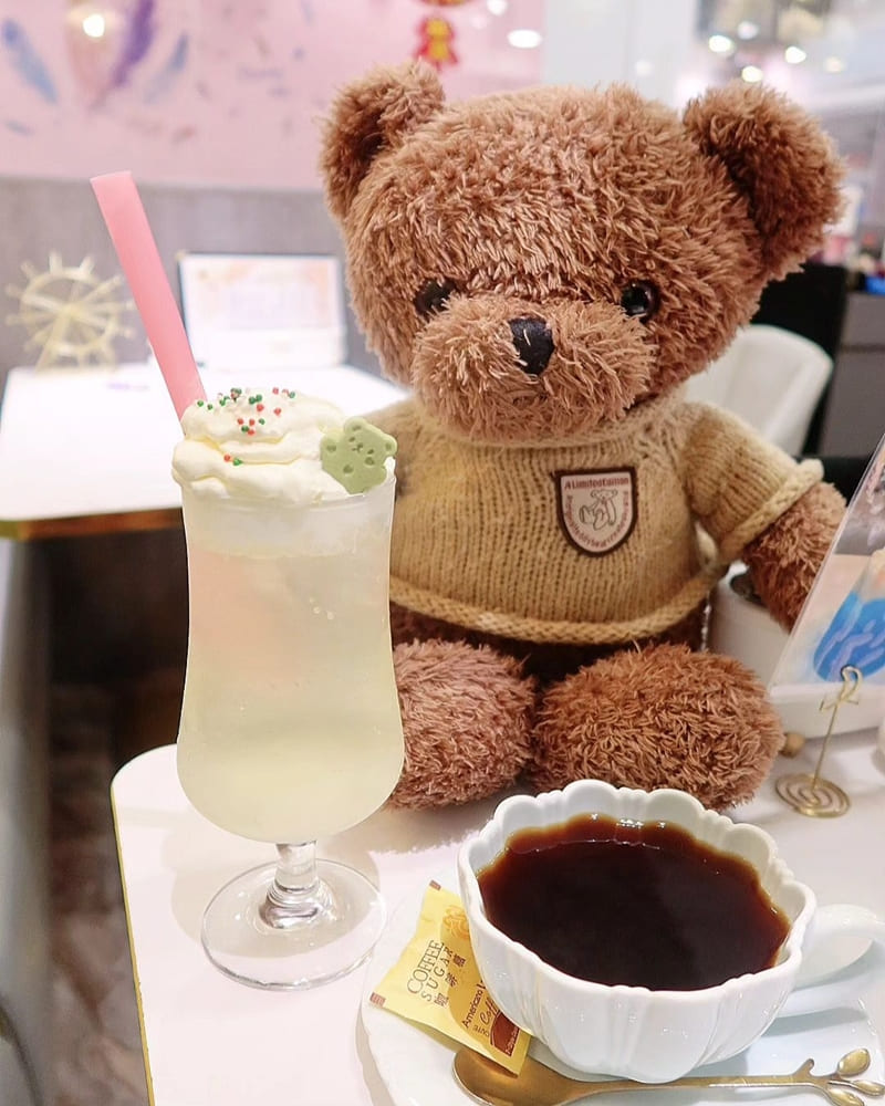 「Cakebearbear」香港夢幻粉色小熊主題｜西日Cafe、可愛甜點美食！