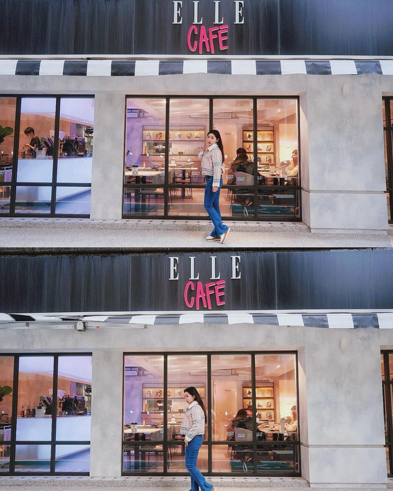 「ELLE CAFÉ」台北大安全球首家｜法式時尚風咖啡館、粉色主調、時尚美食饗宴！