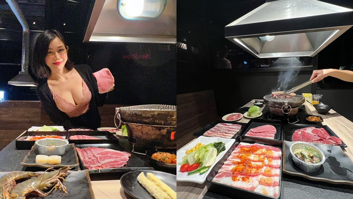「戰醬燒肉燒烤」新北板橋燒肉推薦｜日本A5和牛、天使蝦干貝、戰斧牛排吃到飽體驗！