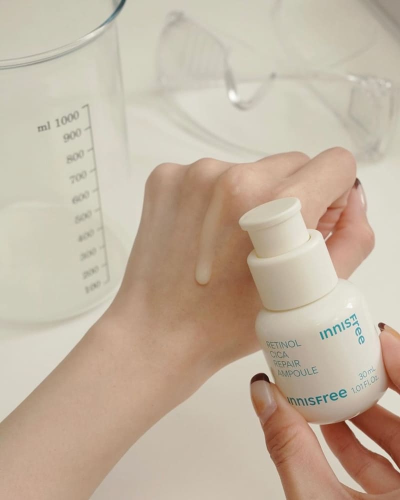 「A醇淨膚超修護安瓶」Innisfree敏弱問題肌｜解決痘痘迴戰、打造光滑、水嫩肌膚！