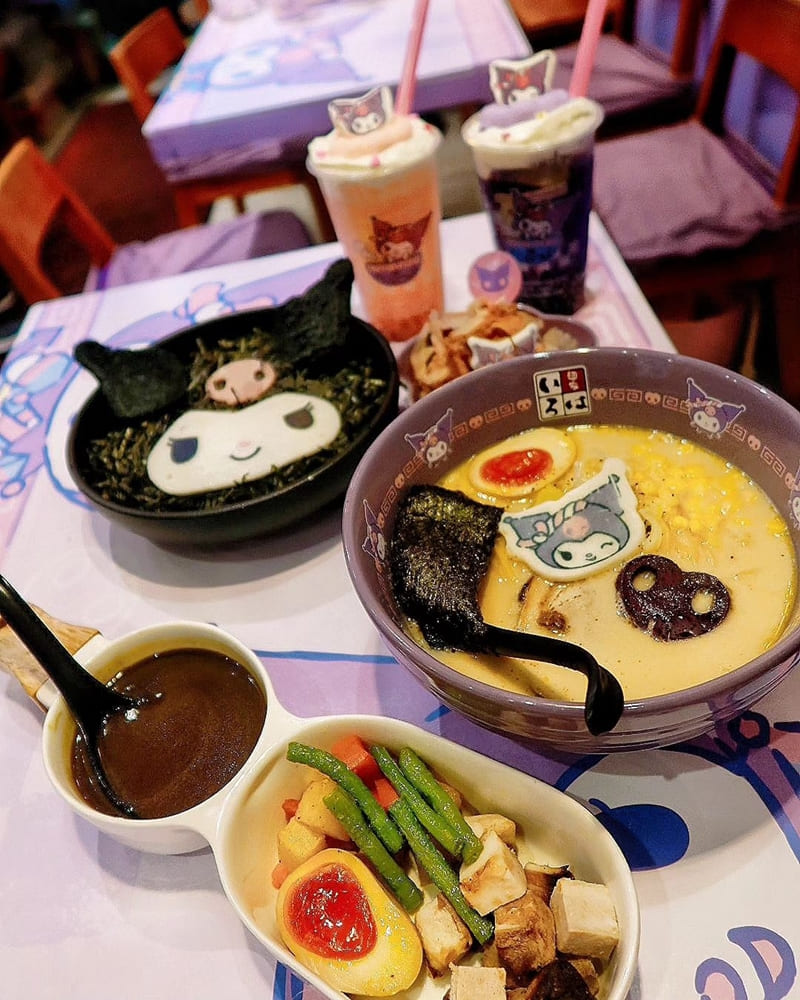 「富山麵家」香港銅鑼Kuromi主題｜最新最夯、日式麵家、打破傳統餐飲體驗！