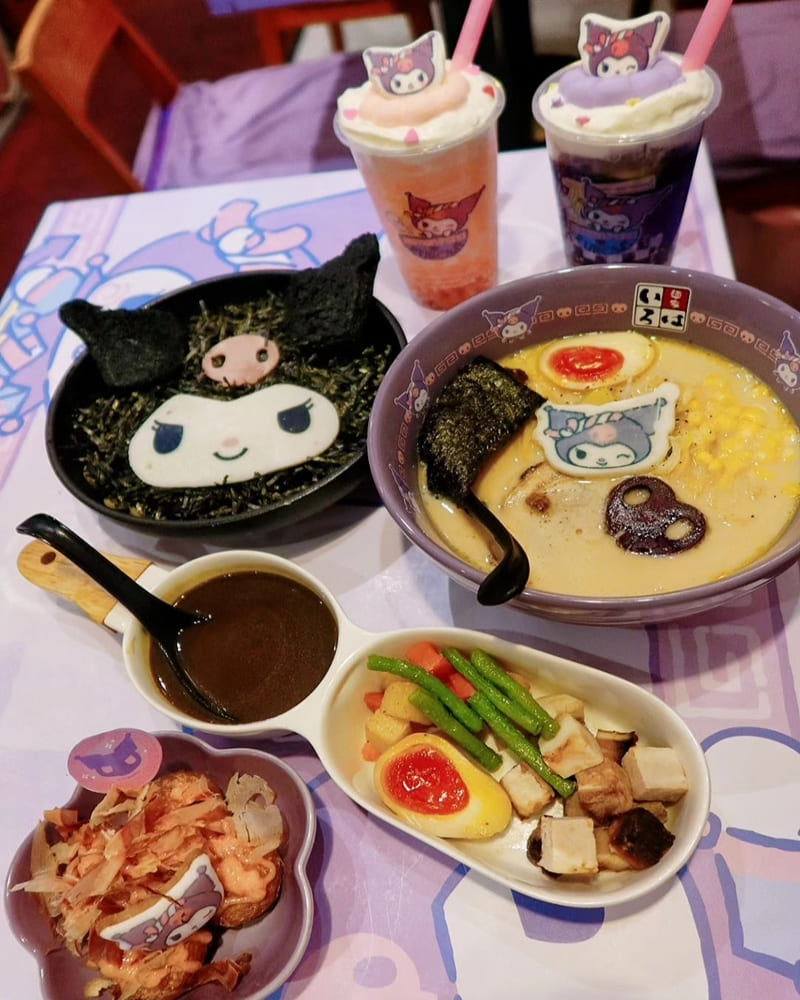 「富山麵家」香港銅鑼Kuromi主題｜最新最夯、日式麵家、打破傳統餐飲體驗！
