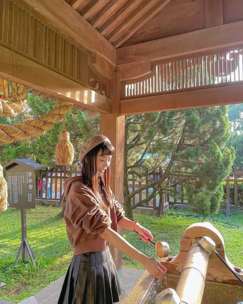 「桃園神社昭和拾參」保存最完整日本神社|祈福繪馬、神社豆花、風鈴回廊!