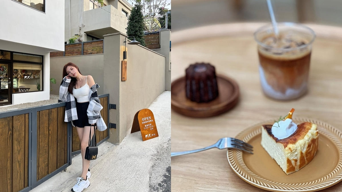 「野也 Cafe」桃園山坡美拍韓系咖啡廳暖｜暖色木質裝潢、寵物友善、美味甜點！