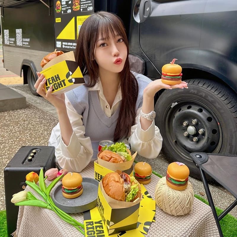 「Yeah Right Burger美式漢堡餐車」新竹美式漢堡,口味繽紛、層次豐富,每一口都是幸福的享受!