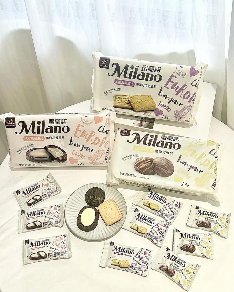 「77」蜜蘭諾全新幸福歐風系列、精緻歐式餅乾、輕鬆小點、好吃零食推薦！