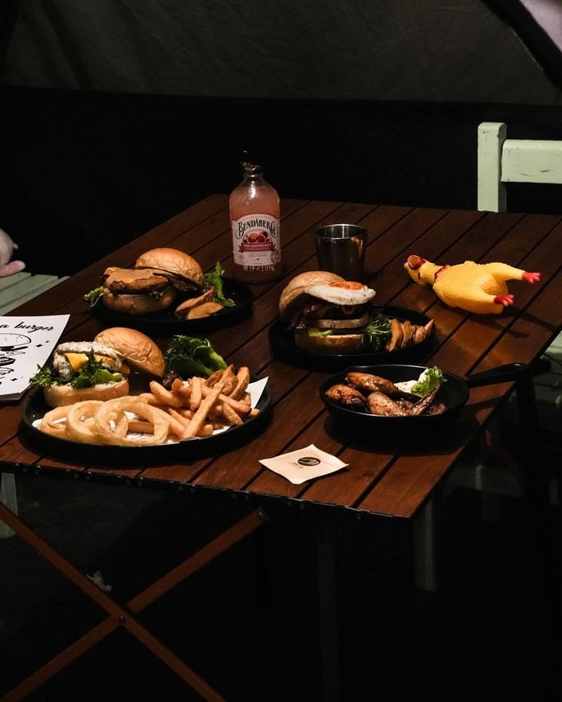 「Guyra Burger蓋拉澳式漢堡」台南露營風美味！必點黑松露牛肉堡！別錯過台南最受歡迎漢堡店！