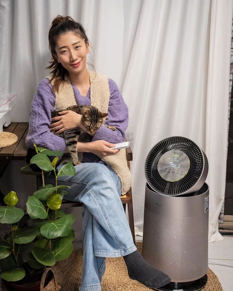「LG樂金」空氣清淨機!強效濾網淨化空氣、輕鬆解決貓奴們鼻癢煩惱!立即享清新空氣!