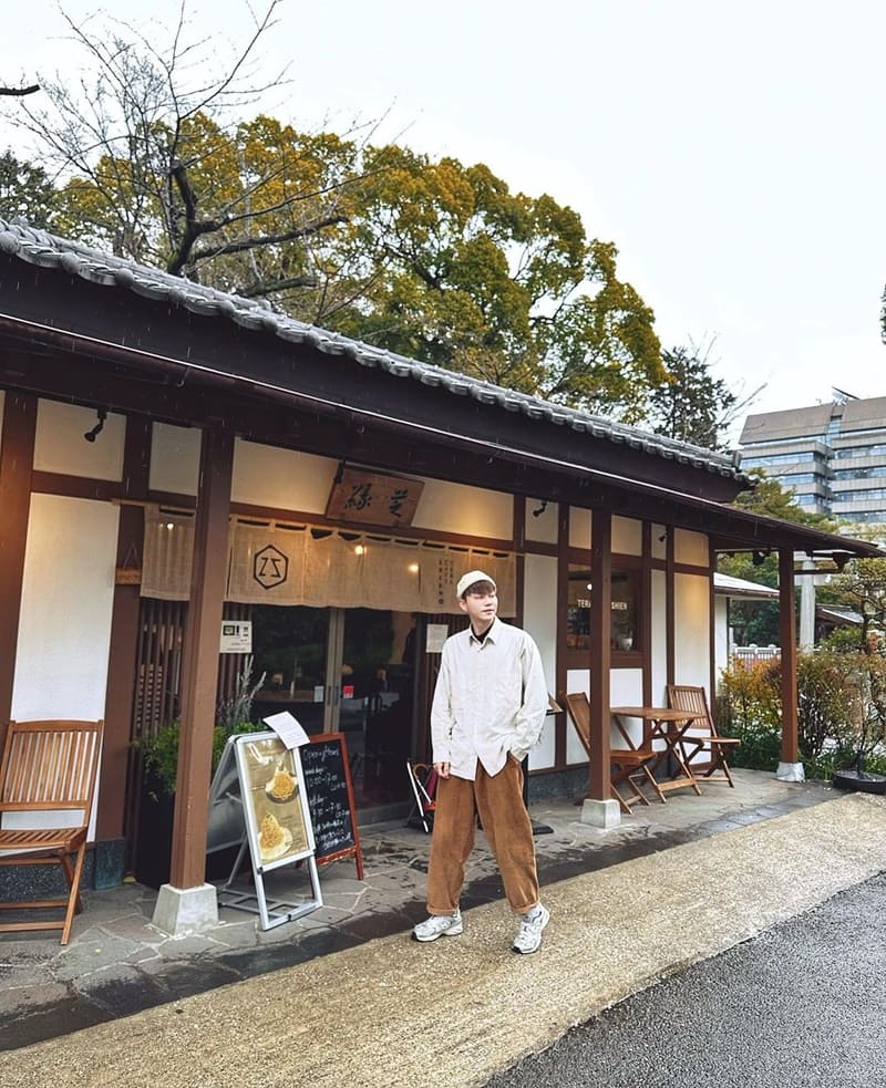 「TERA CAFE SHIEN ZOJOJI」日本增上寺旁咖啡廳!熊本烤栗、濃郁栗子味、EJ推薦!