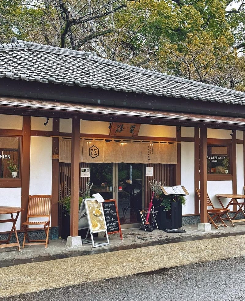 「TERA CAFE SHIEN ZOJOJI」日本增上寺旁咖啡廳！熊本烤栗、濃郁栗子味、EJ推薦！
