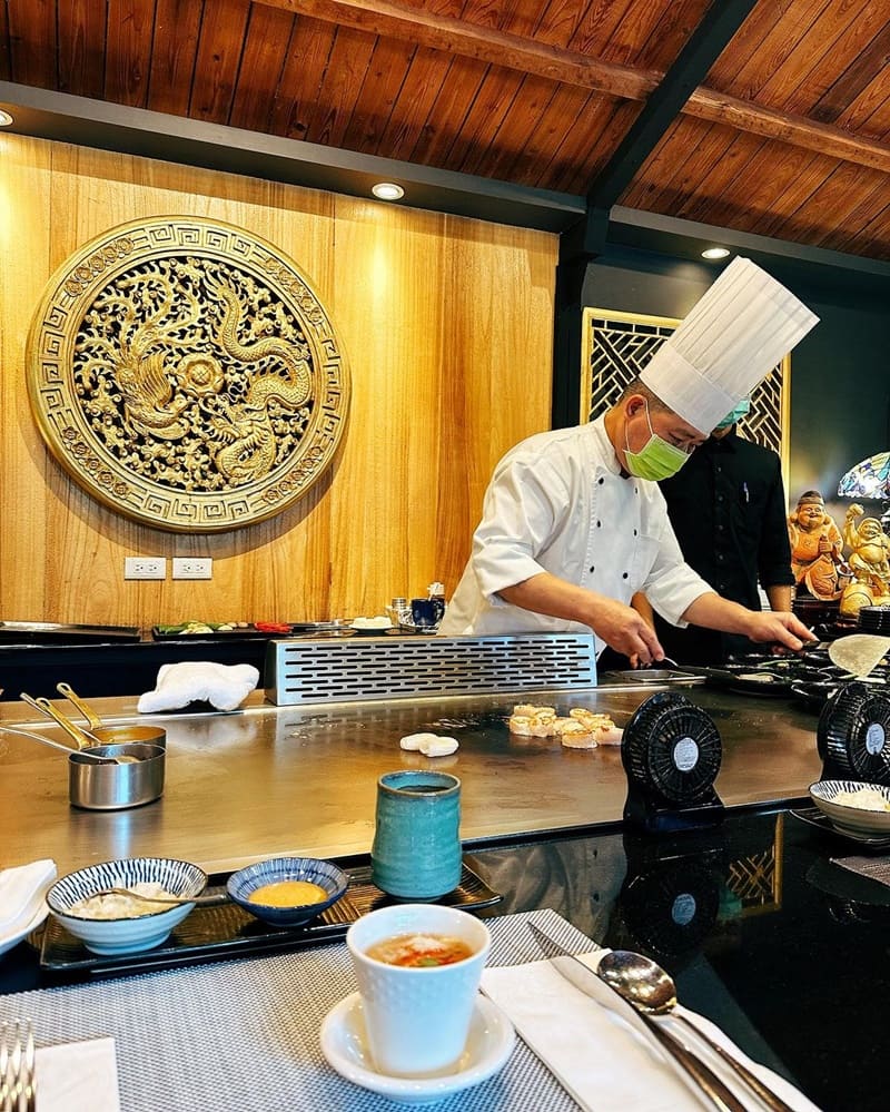 「潼鐵板燒」陽明山美食餐廳推薦!海陸全餐精緻呈現、享受貼心服務及甜點驚喜!