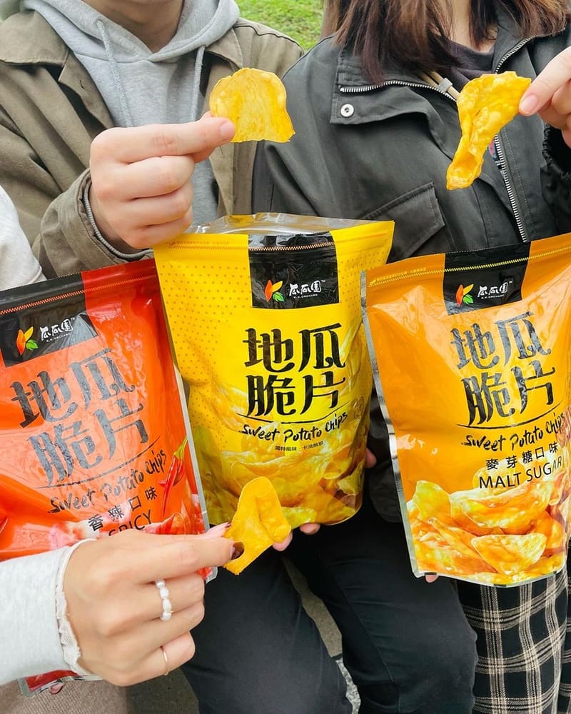 「瓜瓜園」地瓜生態故事館、宅配美食界的地瓜脆片饗宴!