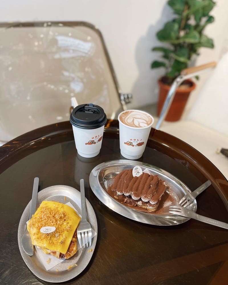 「Holi croffle」宜蘭羅東韓系咖啡店、醉心糕點藝術、可朗芙擁三重奏極致起司!
