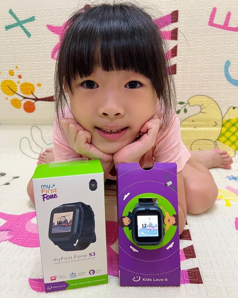 「myFirst Fone S3 4G」安全智慧兒童手錶、重量輕巧無負擔、保護孩子成長！
