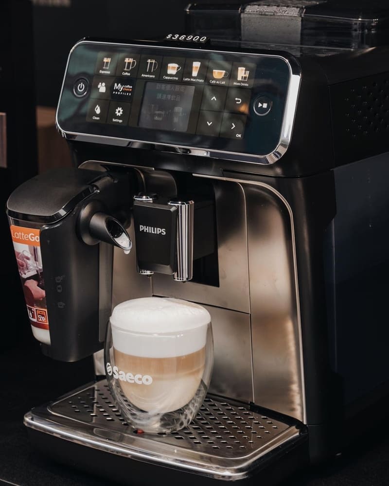 「飛利浦LatteGo」EP5447全自動義式咖啡機！品質舒適、享受家中咖啡時光！