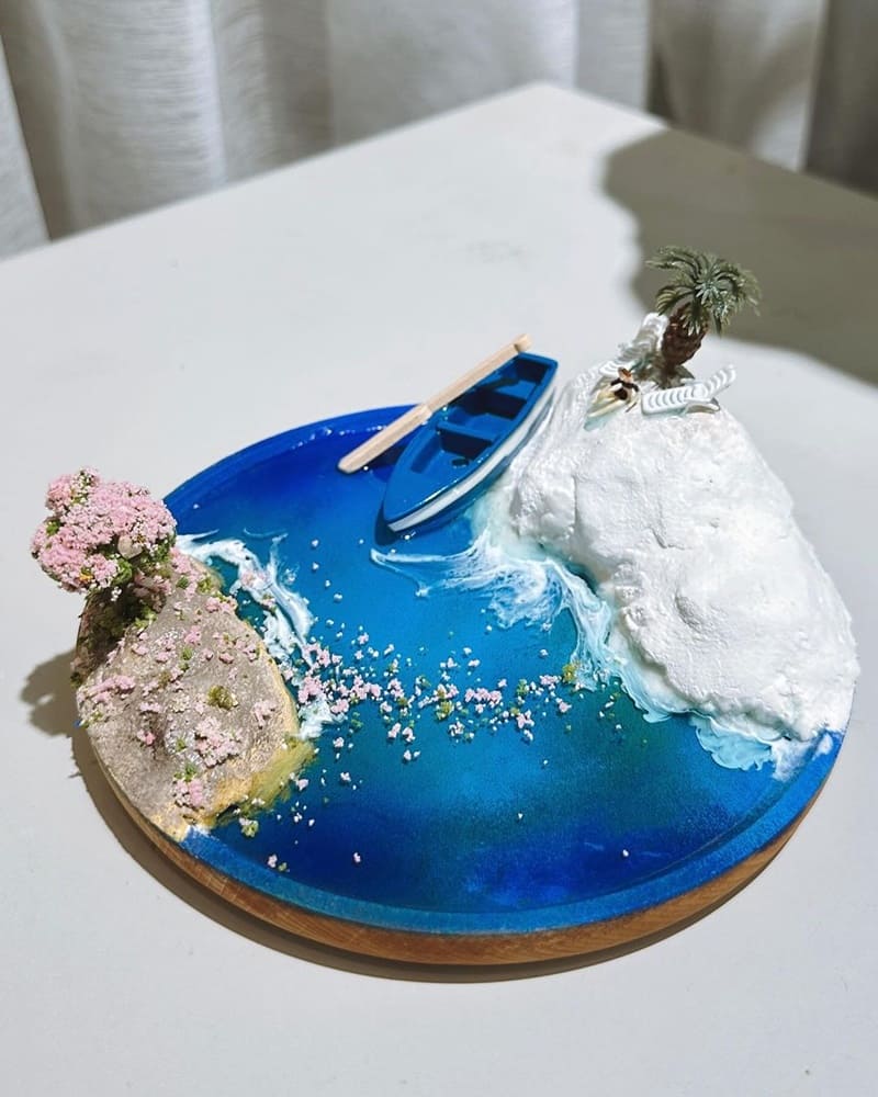 「Oneonepaint玩玩文創」台北文創手作課程再訪!DIY創作藝術、打造夢幻小島!