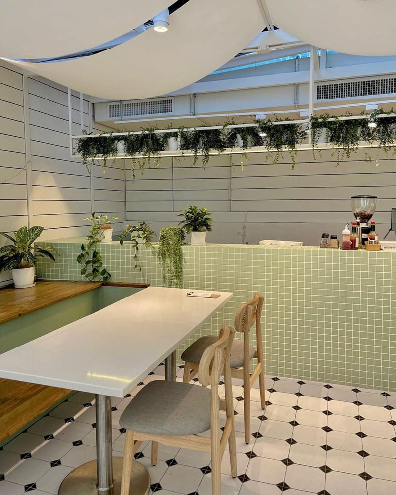 「preserve・天母」純白系玻璃屋蔬食餐廳、韓國漢南洞翻版、品嚐食物原始風味！
