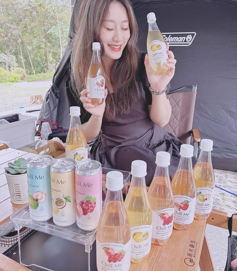 「醋覓氣泡果醋飲」高級感十足、純天然水果釀造!口味多樣、無添加、順口愜意、益處多多、絕對讓你愛上!