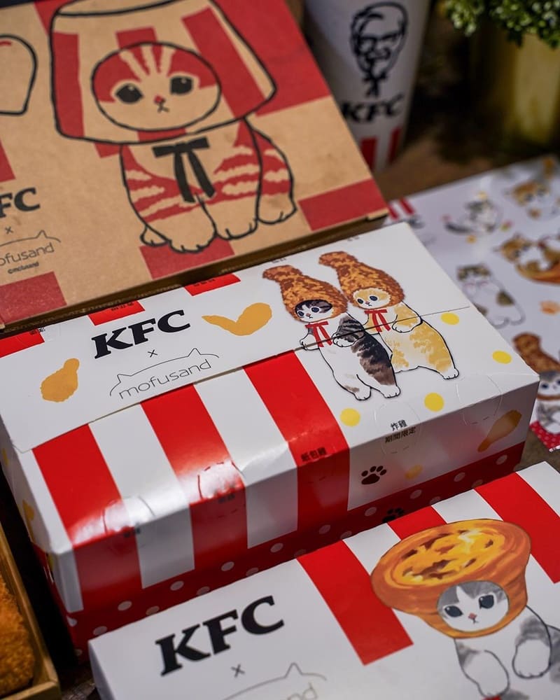 「肯德基 X 貓福珊迪全球限定套餐系列」獨家聯名、萌貓主題套餐、附贈限定包裝和可愛禮品!