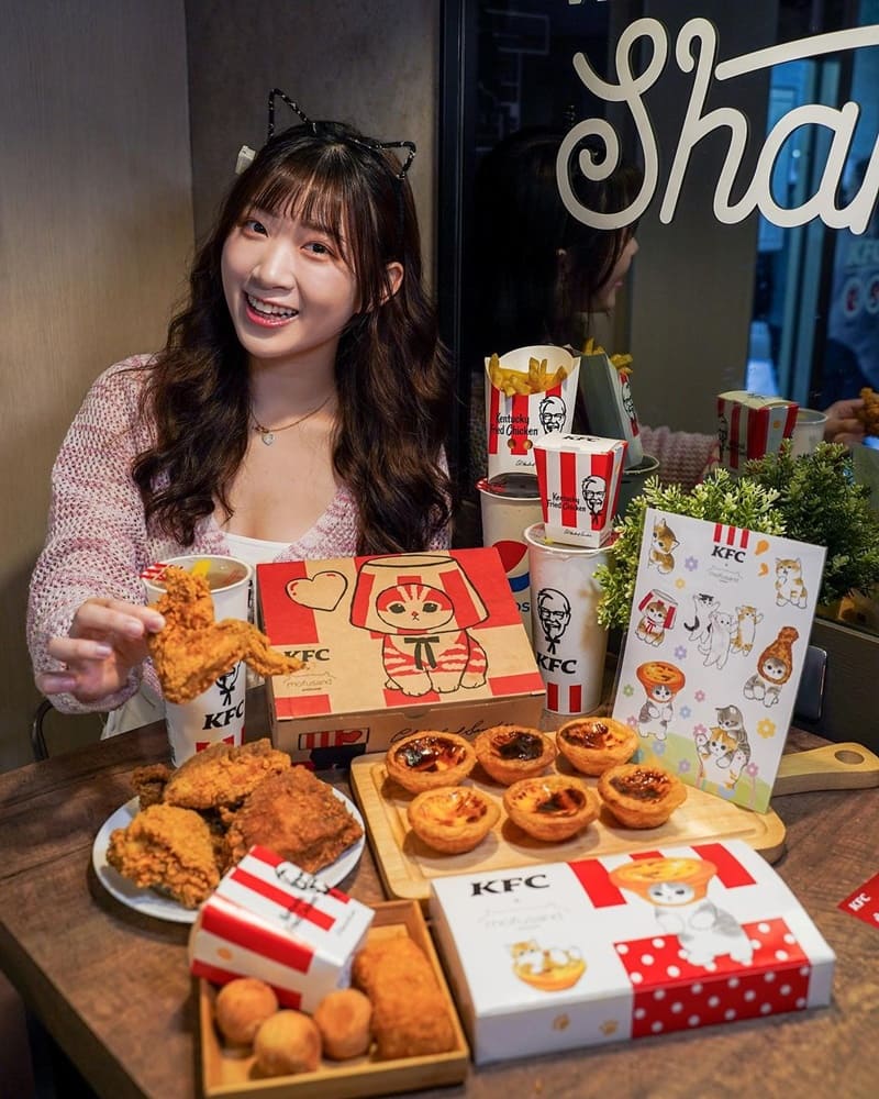 「肯德基 X 貓福珊迪全球限定套餐系列」獨家聯名、萌貓主題套餐、附贈限定包裝和可愛禮品!