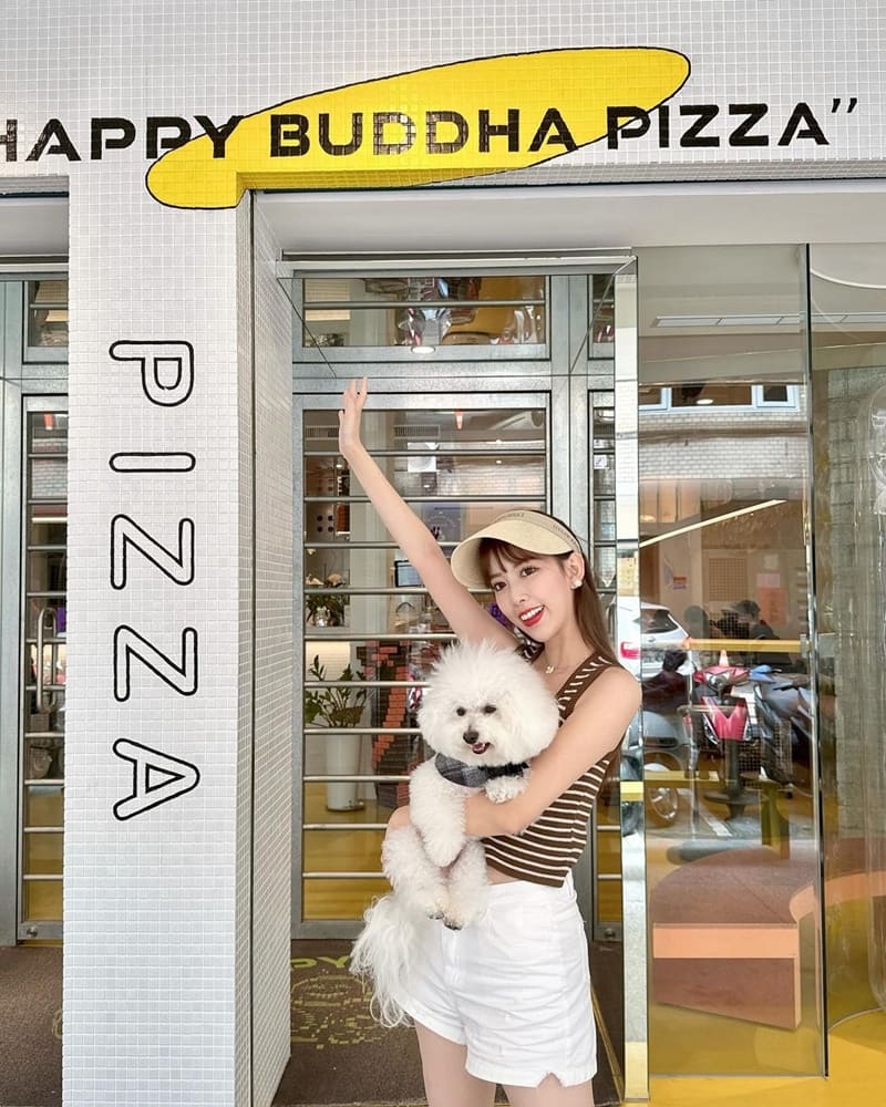 「批薩謎勒Happy Buddha Pizza」台北中山寵物友善披薩店、可愛風格引人入勝、拍照打卡必去！