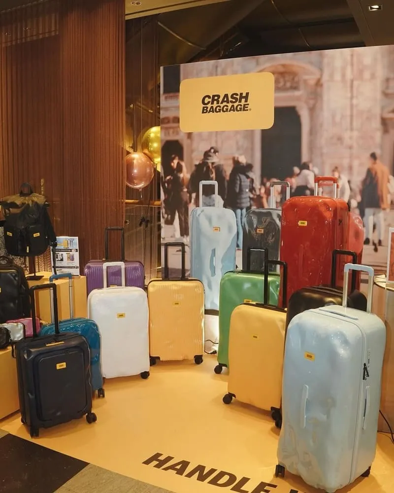 「CRASH BAGGAGE撞擊行李箱」義大利精品行李箱！獨特設計、保護旅途中每個時刻！