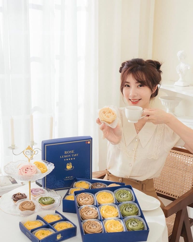 「傳遞幸福」法式玫瑰塔專賣店!甜點界極致享受、天然健康減糖、經典幸福療癒!