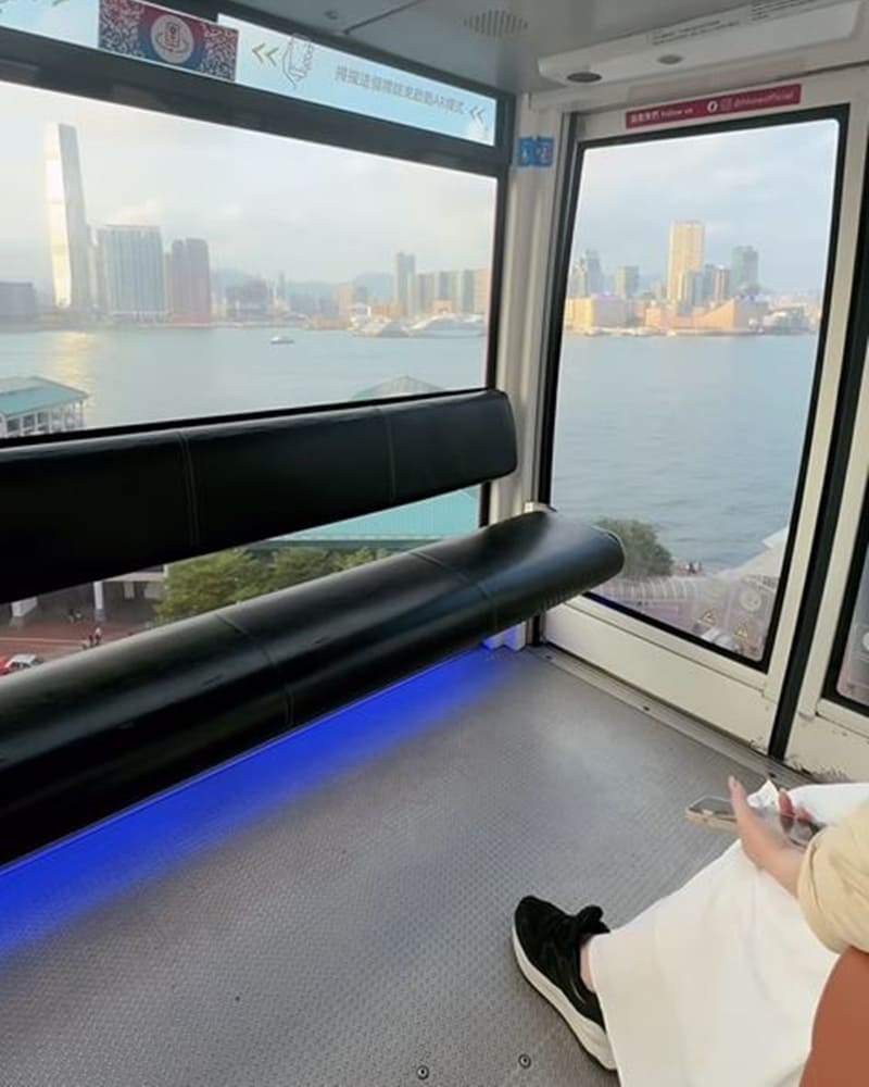 「中環摩天輪」香港AIA Vitality公園、海濱浪漫約會首選、都市夕陽下感動享受！