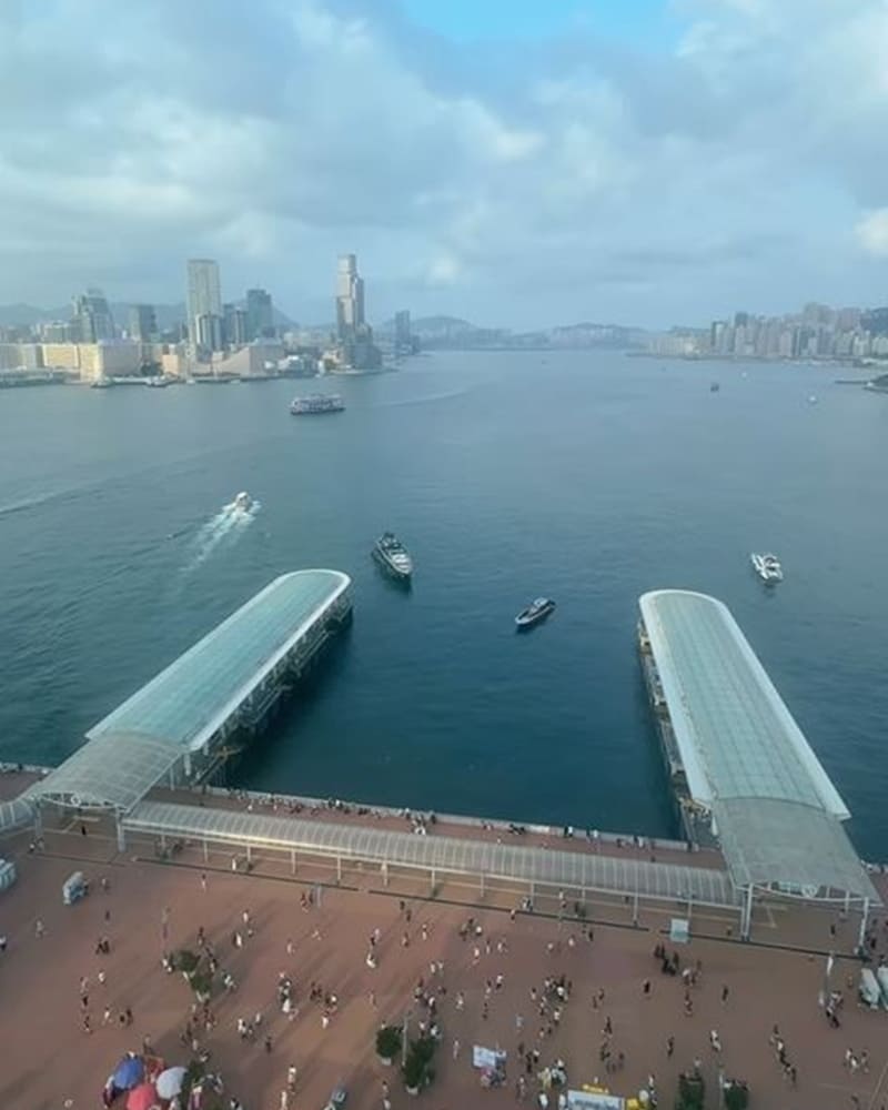 「中環摩天輪」香港AIA Vitality公園、海濱浪漫約會首選、都市夕陽下感動享受！