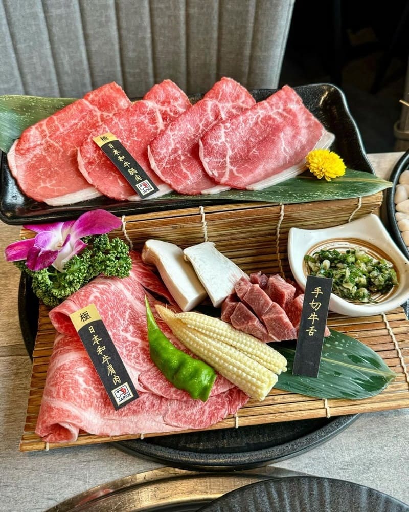 「揪餖燒肉」台北信義ATT4FUN燒烤料理、視野絕佳欣賞101、獨家特色三宮格開胃菜！
