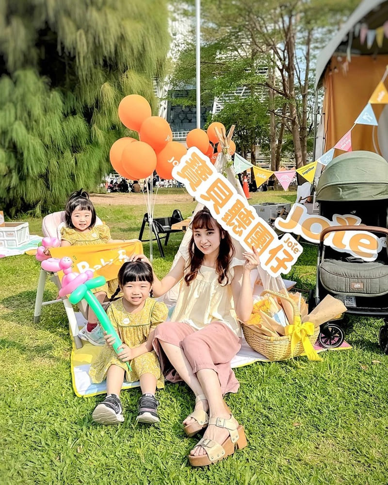 「Joie母嬰品牌」首次亮相！大港開唱攤位吸睛、樂器遊戲區讓小朋友嗨翻天！