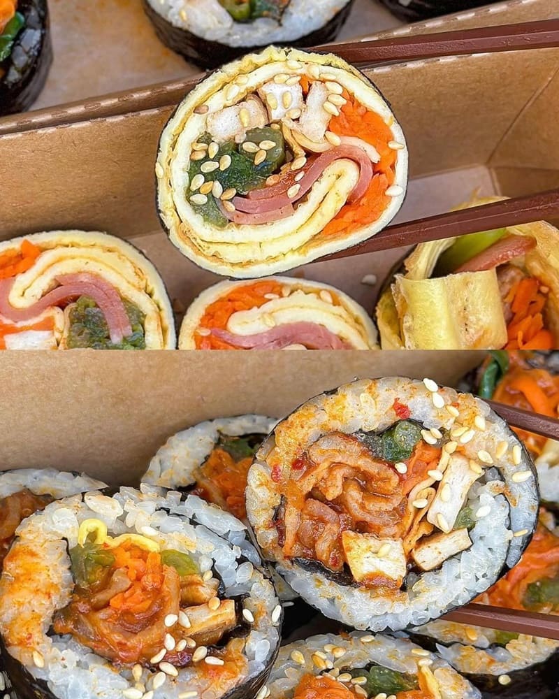 「歐巴飯捲」高雄鳳山高中美食!進口用料、無澱粉飯捲、韓國風情、獨特魅力!