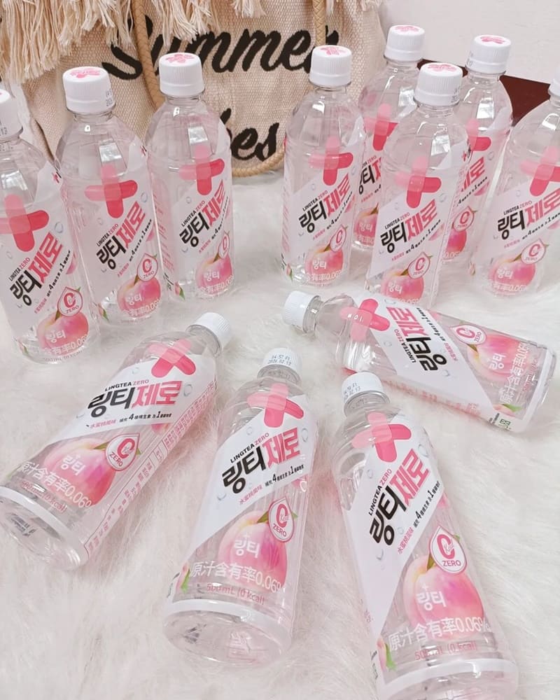 「LINGTEA」輕盈零卡水蜜桃機能飲、韓國熱銷、適合族群廣泛、夏日健康首選！